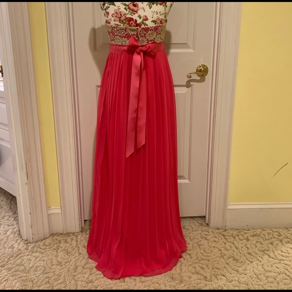 Lilly Pulitzer hot pink strapless maxi dress - 8 - Picture 9 of 10